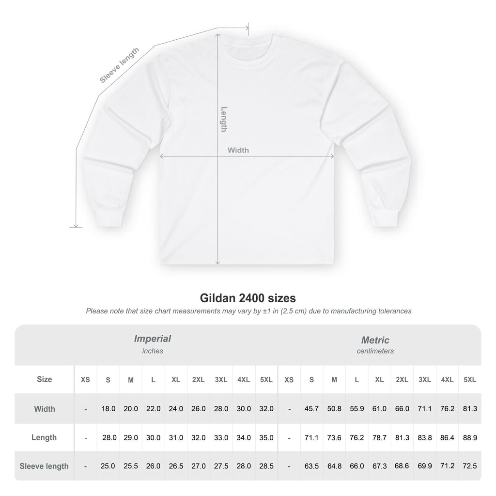 "A DAY AROUND THE SUN" Long Sleeve Black